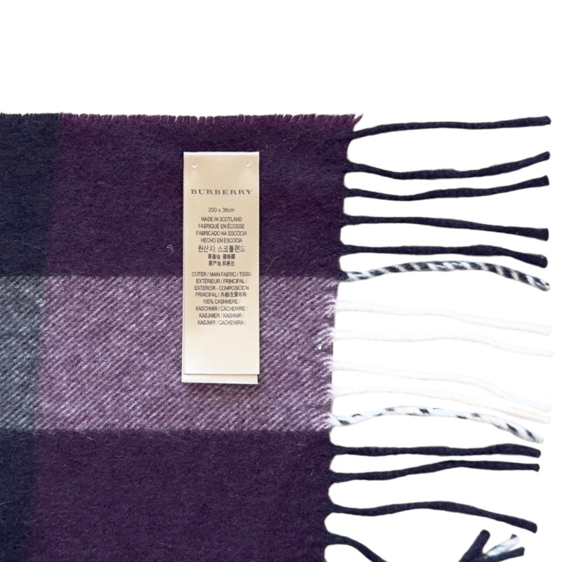 BURBERRY 羊絨 圍巾-5