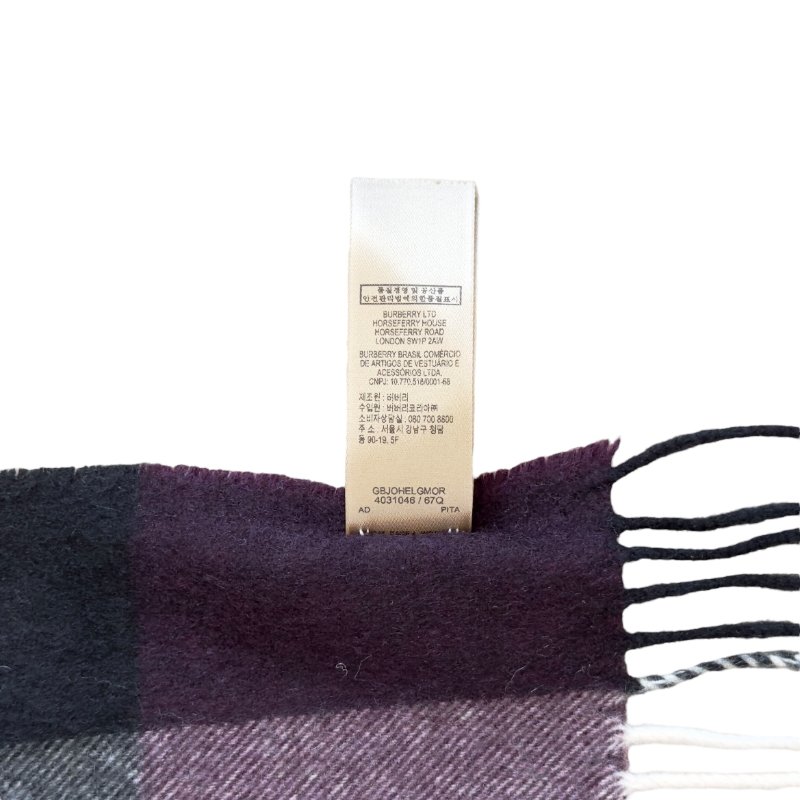 BURBERRY 羊絨 圍巾-6