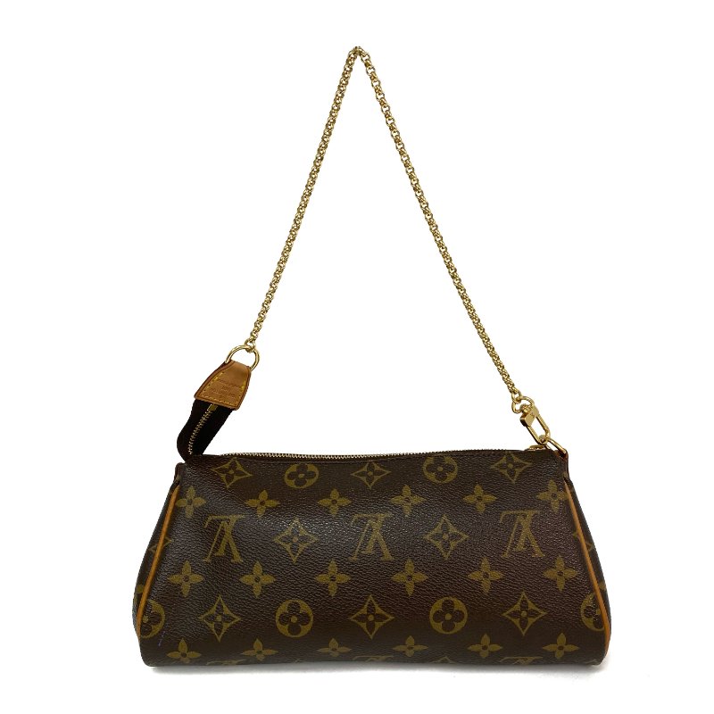 △ Louis Vuitton 路易威登 Brown Coated Canvas Monogram Eva Chain Shoulder Bag M95567 啡色塗層帆布經典老花鎖鏈手袋 - 257022215-2