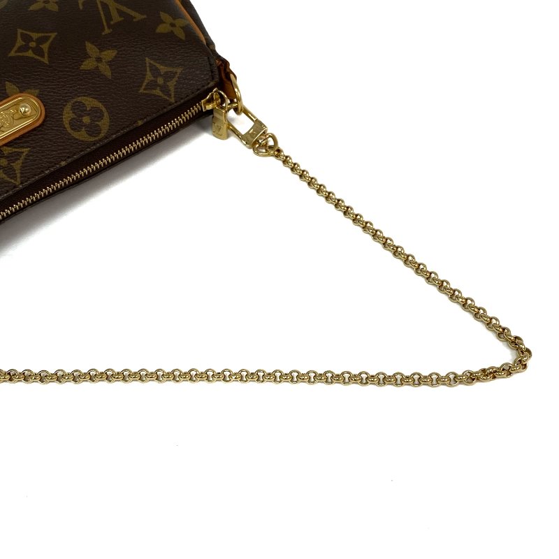 △ Louis Vuitton 路易威登 Brown Coated Canvas Monogram Eva Chain Shoulder Bag M95567 啡色塗層帆布經典老花鎖鏈手袋 - 257022215-10