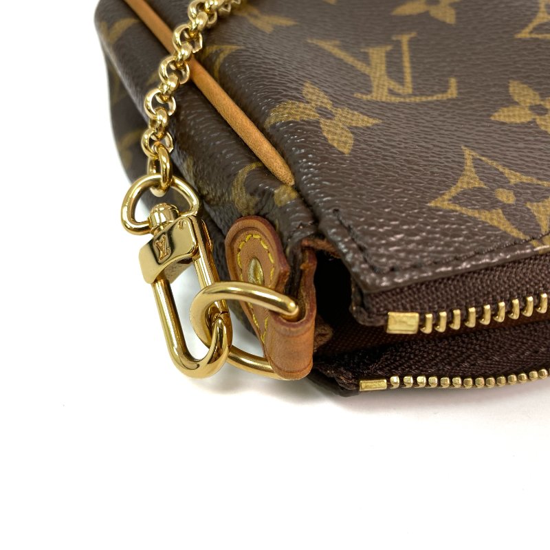 △ Louis Vuitton 路易威登 Brown Coated Canvas Monogram Eva Chain Shoulder Bag M95567 啡色塗層帆布經典老花鎖鏈手袋 - 257022215-15