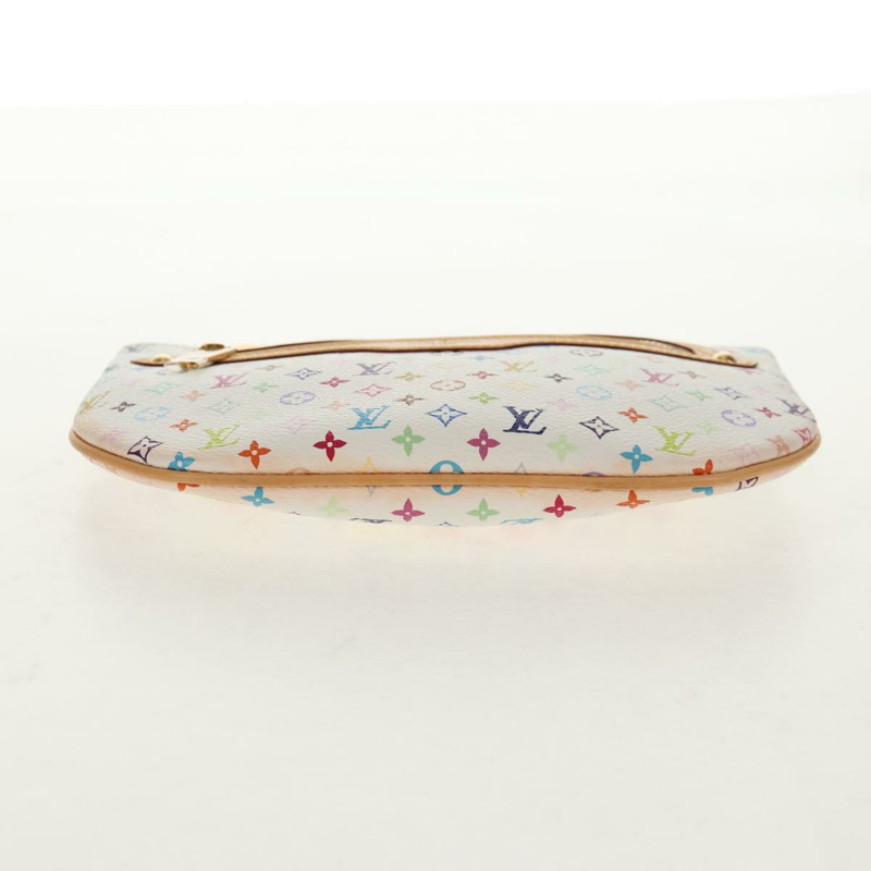 【日本直送】路易威登 Monogram Multicolor Pochette GM 手拿包 白色 M60027 正品 145858A-5