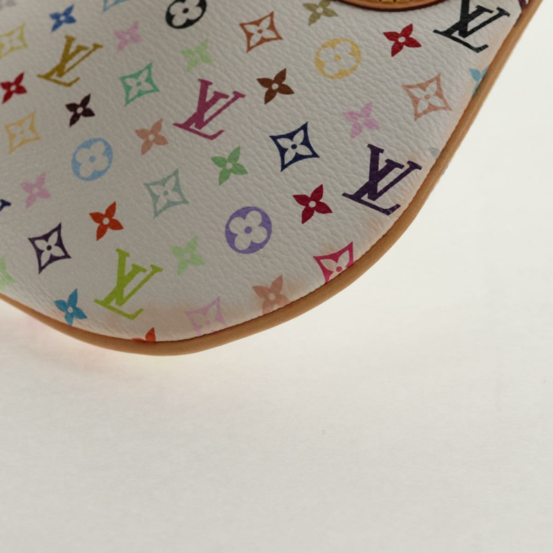 【日本直送】路易威登 Monogram Multicolor Pochette GM 手拿包 白色 M60027 正品 145858A-13