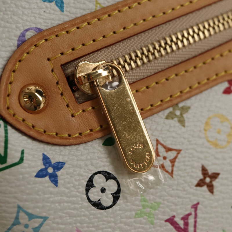 【日本直送】路易威登 Monogram Multicolor Pochette GM 手拿包 白色 M60027 正品 145858A-17