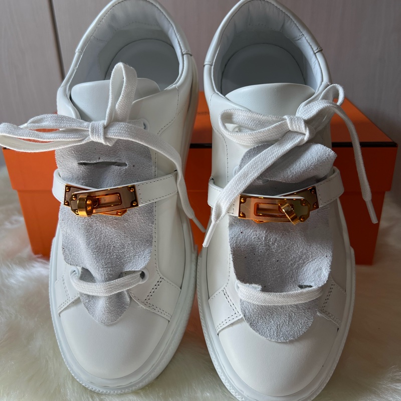 Hermes Kelly凱莉金釦休閒鞋(全新)-0