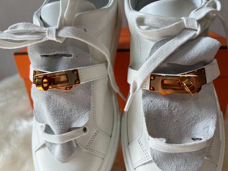 Hermes Kelly凱莉金釦休閒鞋(全新)-1