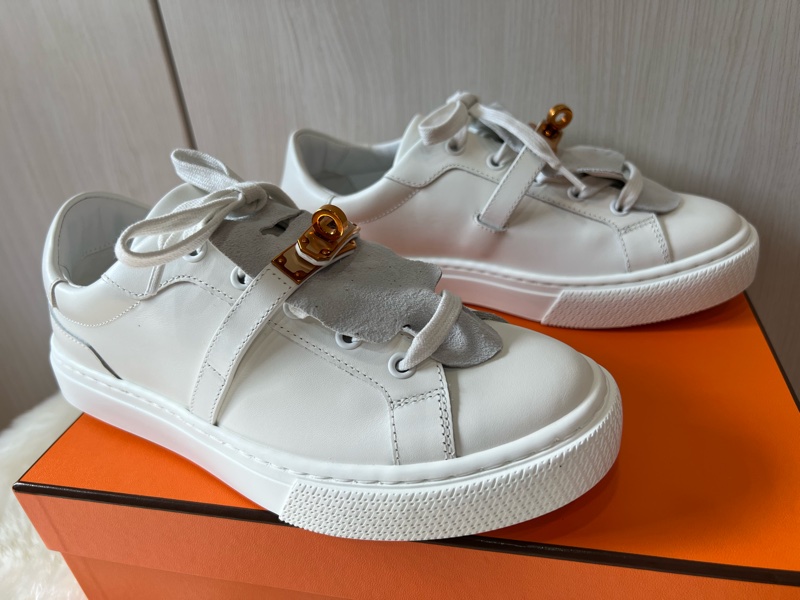 Hermes Kelly凱莉金釦休閒鞋(全新)-3