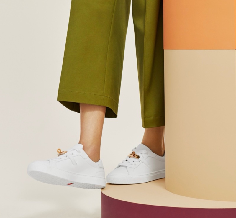 Hermes Kelly凱莉金釦休閒鞋(全新)-6