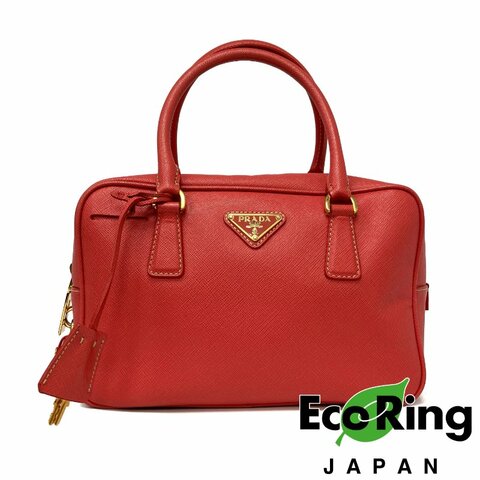 ☆ Prada 普拉達 Pink Saffiano Leather Handbag 粉紅色十字壓紋皮革手袋 -257022420