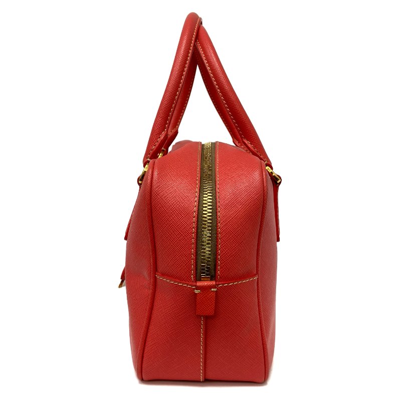 ☆ Prada 普拉達 Pink Saffiano Leather Handbag 粉紅色十字壓紋皮革手袋 -257022420-3