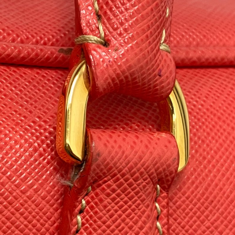 ☆ Prada 普拉達 Pink Saffiano Leather Handbag 粉紅色十字壓紋皮革手袋 -257022420-14
