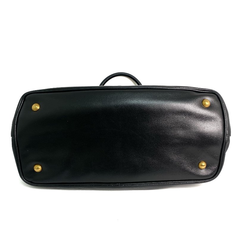 △ Prada 普拉達 Black Calfskin 2 Way Bag 1BA579 黑色小牛皮兩用袋 - 257020790-5