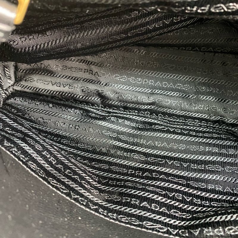 △ Prada 普拉達 Black Calfskin 2 Way Bag 1BA579 黑色小牛皮兩用袋 - 257020790-17