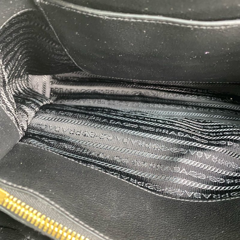 △ Prada 普拉達 Black Calfskin 2 Way Bag 1BA579 黑色小牛皮兩用袋 - 257020790-19