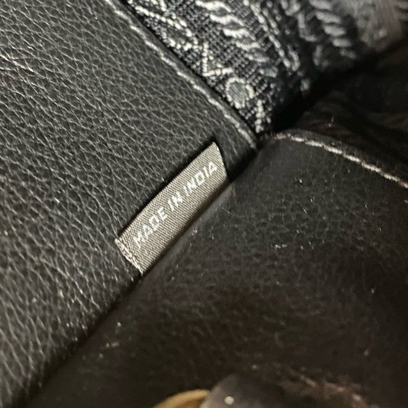 △ Prada 普拉達 Black Calfskin 2 Way Bag 1BA579 黑色小牛皮兩用袋 - 257020790-22