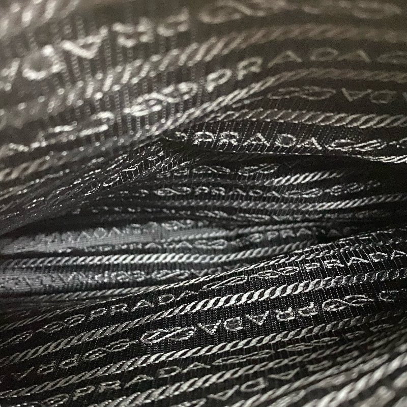 △ Prada 普拉達 Black Calfskin 2 Way Bag 1BA579 黑色小牛皮兩用袋 - 257020790-23