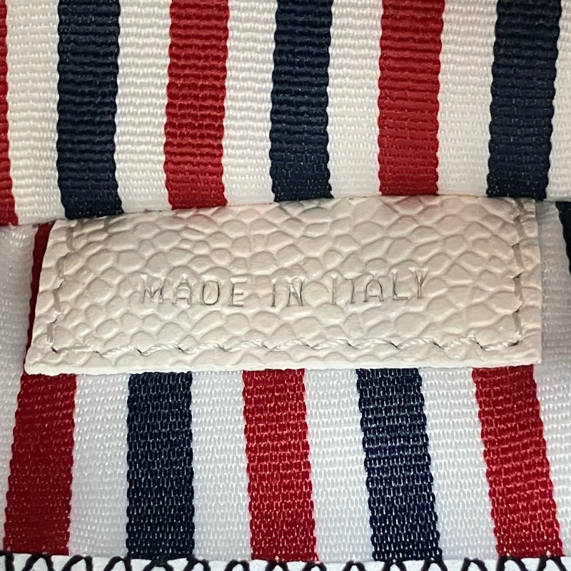 ☆ Thom Browne Blue Red White Coated Canvas Checked Dog Shoulder Bag 藍色紅色白色塗層帆布格紋小狗肩背包 - 257022417-15