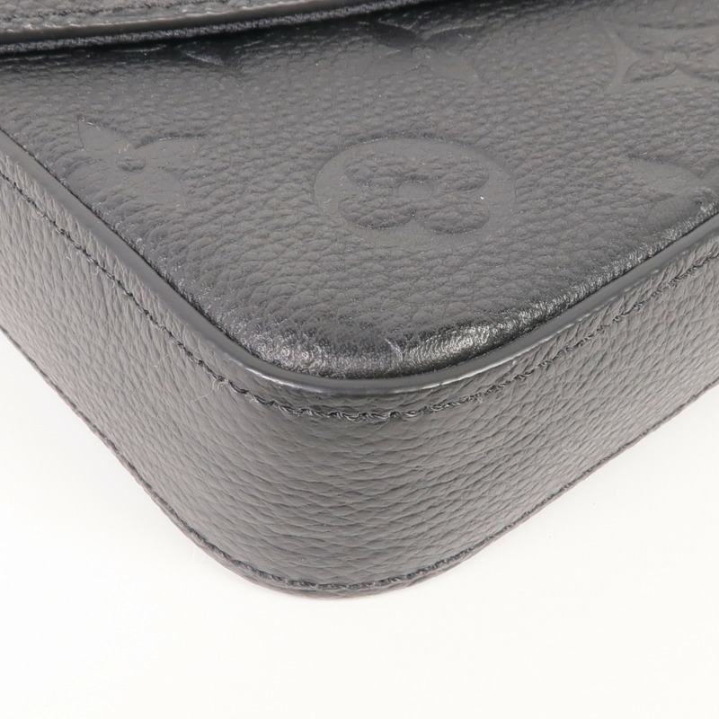 LOUIS VUITTON Monogram Empreinte Felicie Pochette金扣鏈帶肩背袋-5