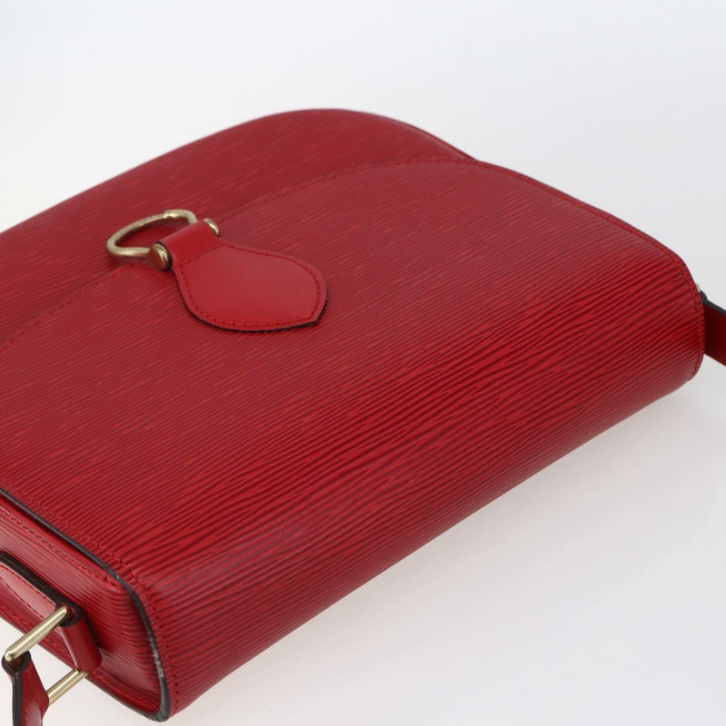 【日本直送】路易威登 Epi Saint Cloud GM 肩背包 紅色 M52197 LV Auth 149995A-5