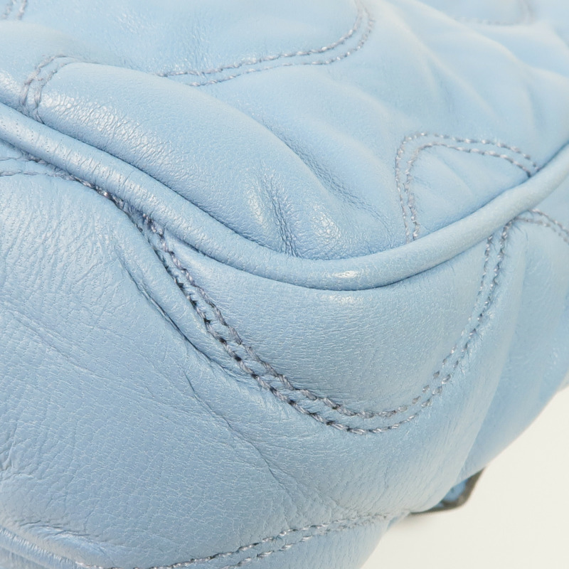 Miu Miu 羊皮皮革Chain Shoulder Bag金扣鏈帶肩背袋-9