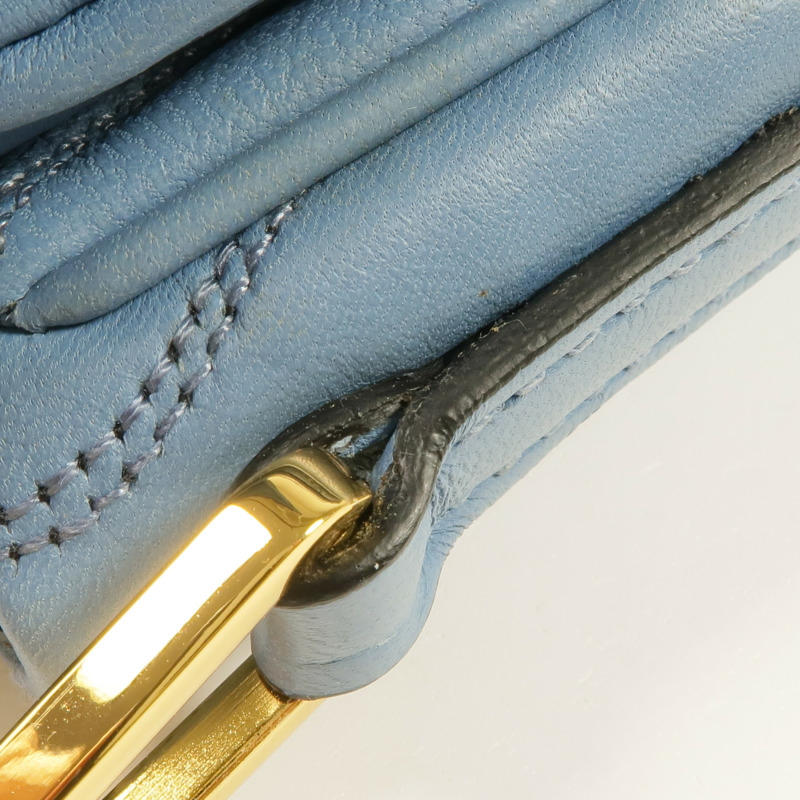 Miu Miu 羊皮皮革Chain Shoulder Bag金扣鏈帶肩背袋-13