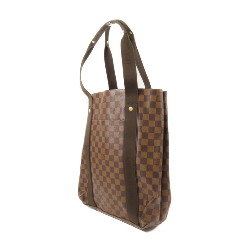 LOUIS VUITTON Damier Beaubourg金扣肩背袋棕色-2