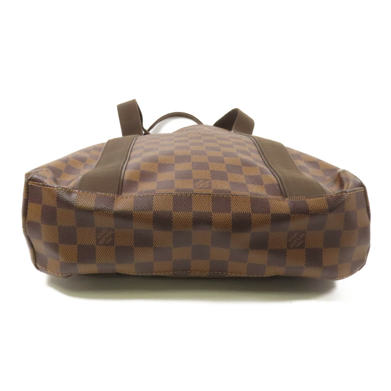 LOUIS VUITTON Damier Beaubourg金扣肩背袋棕色-3