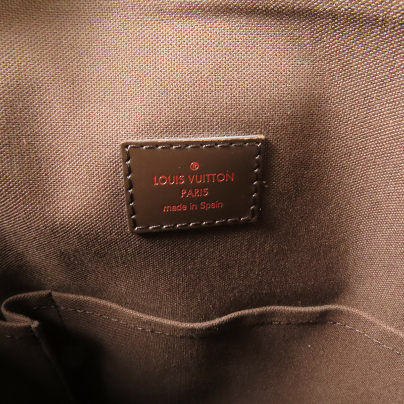 LOUIS VUITTON Damier Beaubourg金扣肩背袋棕色-6