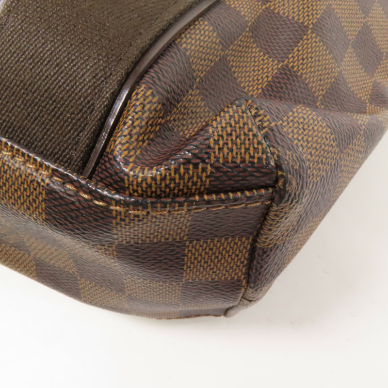 LOUIS VUITTON Damier Beaubourg金扣肩背袋棕色-8