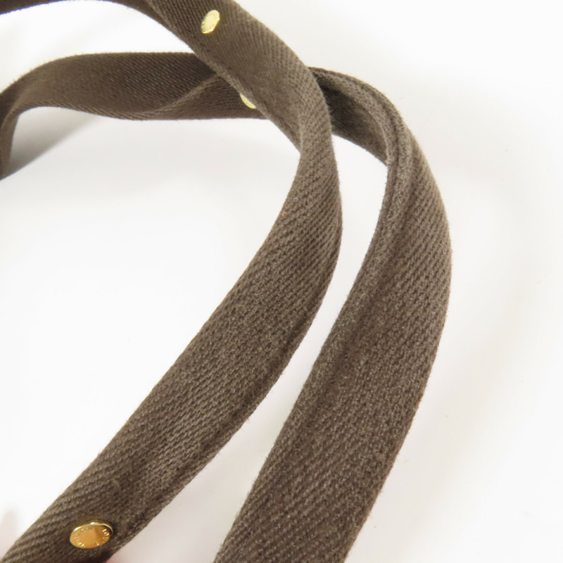 LOUIS VUITTON Damier Beaubourg金扣肩背袋棕色-12