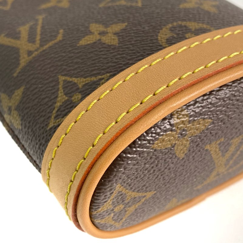 △ Louis Vuitton 路易威登 Brown Coated Canvas Monogram Fold Me Pouch Shoulder Bag M80874 啡色塗層帆布經典老花肩背袋 - 257020976-5