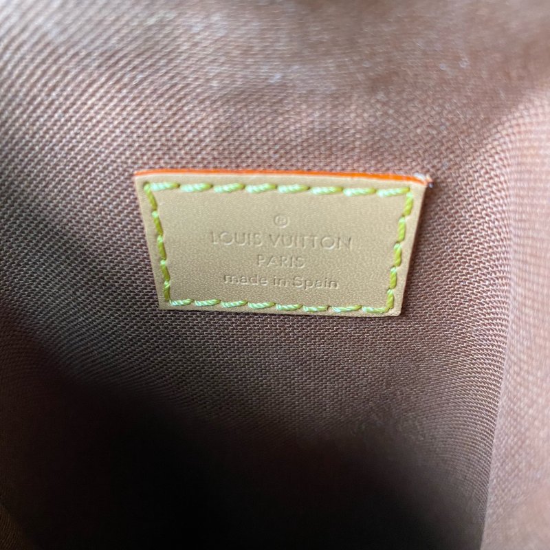 △ Louis Vuitton 路易威登 Brown Coated Canvas Monogram Fold Me Pouch Shoulder Bag M80874 啡色塗層帆布經典老花肩背袋 - 257020976-15