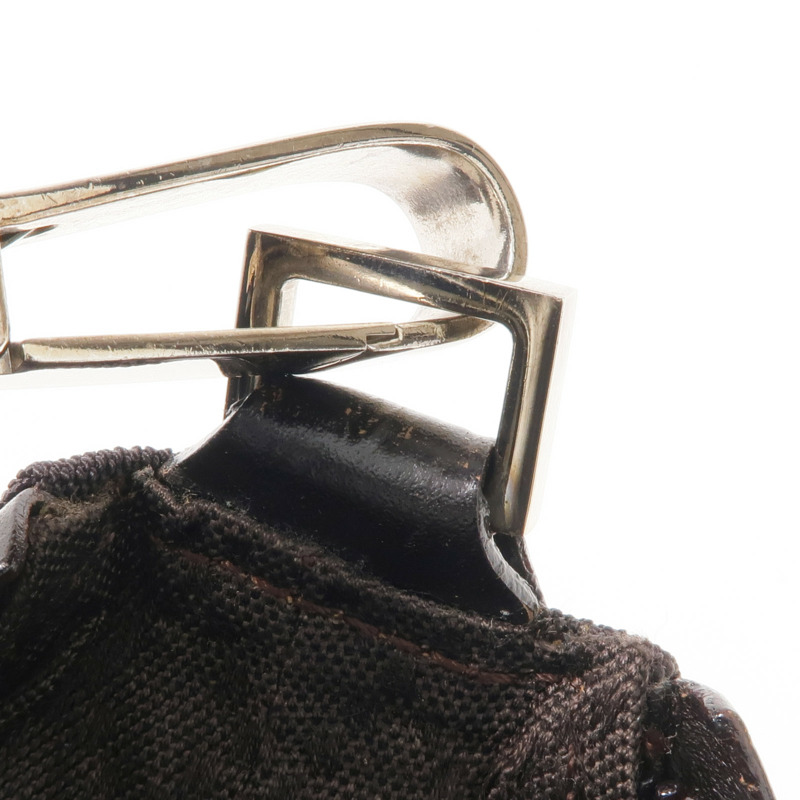 GUCCI 尼龍Handbag銀扣肩背袋-15