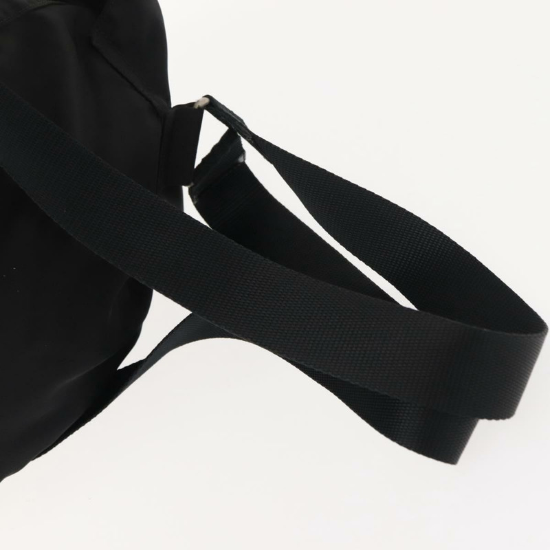 【日本直送】PRADA 雙肩包 尼龍 黑色 銀色 正品 121320-7