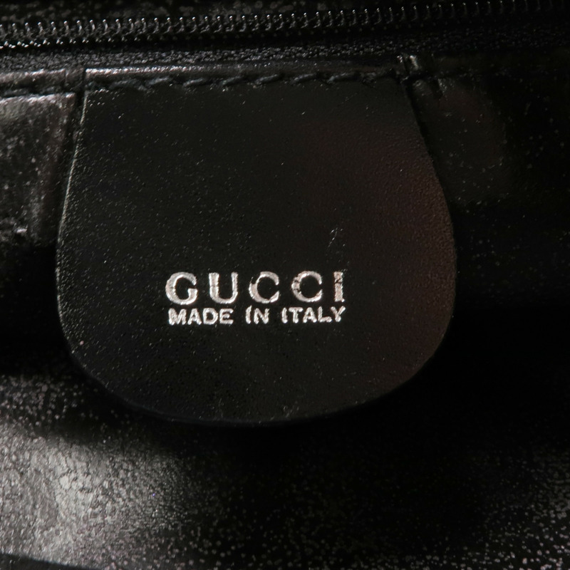 GUCCI 牛皮皮革Chain Shoulder Bag銀扣鏈帶肩背袋-10
