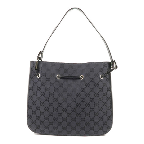 GUCCI 帆布Handbag銀扣手挽袋