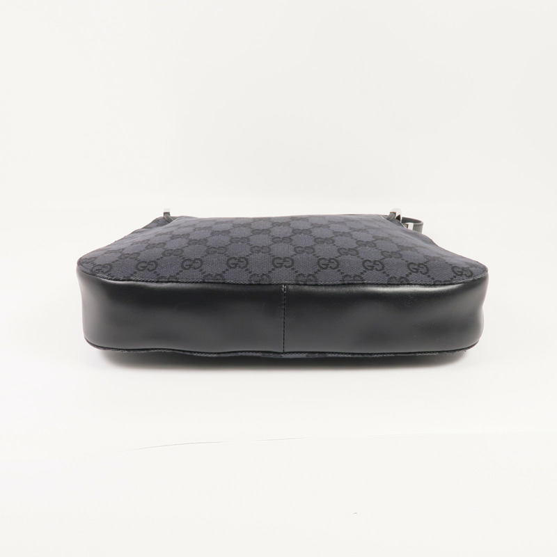 GUCCI 帆布Handbag銀扣手挽袋-3