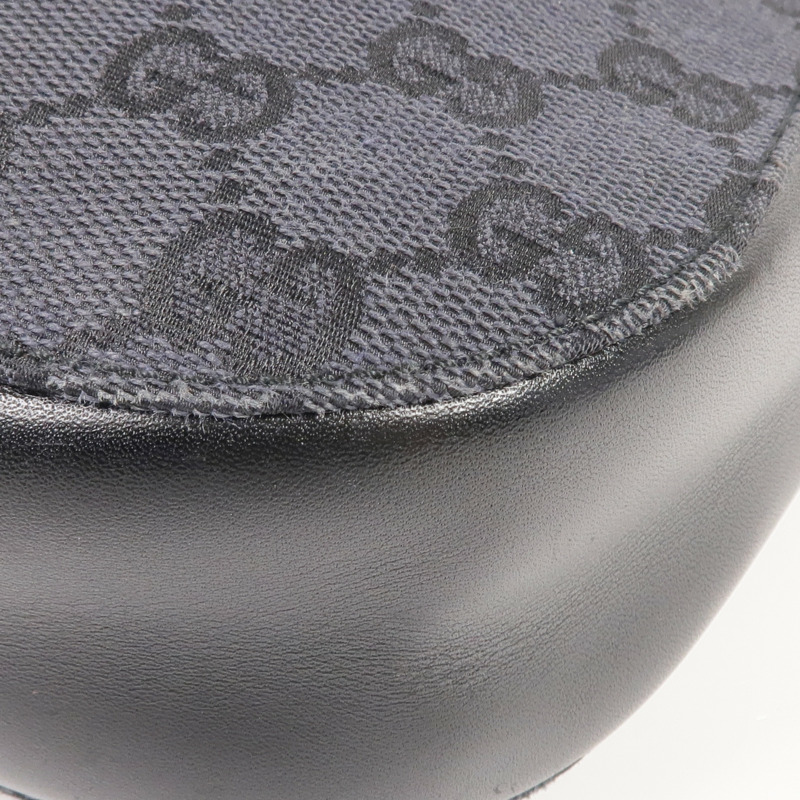 GUCCI 帆布Handbag銀扣手挽袋-5