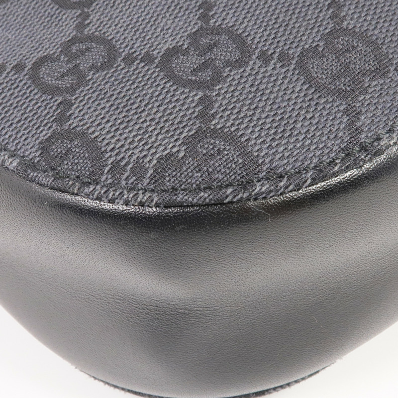 GUCCI 帆布Handbag銀扣手挽袋-8