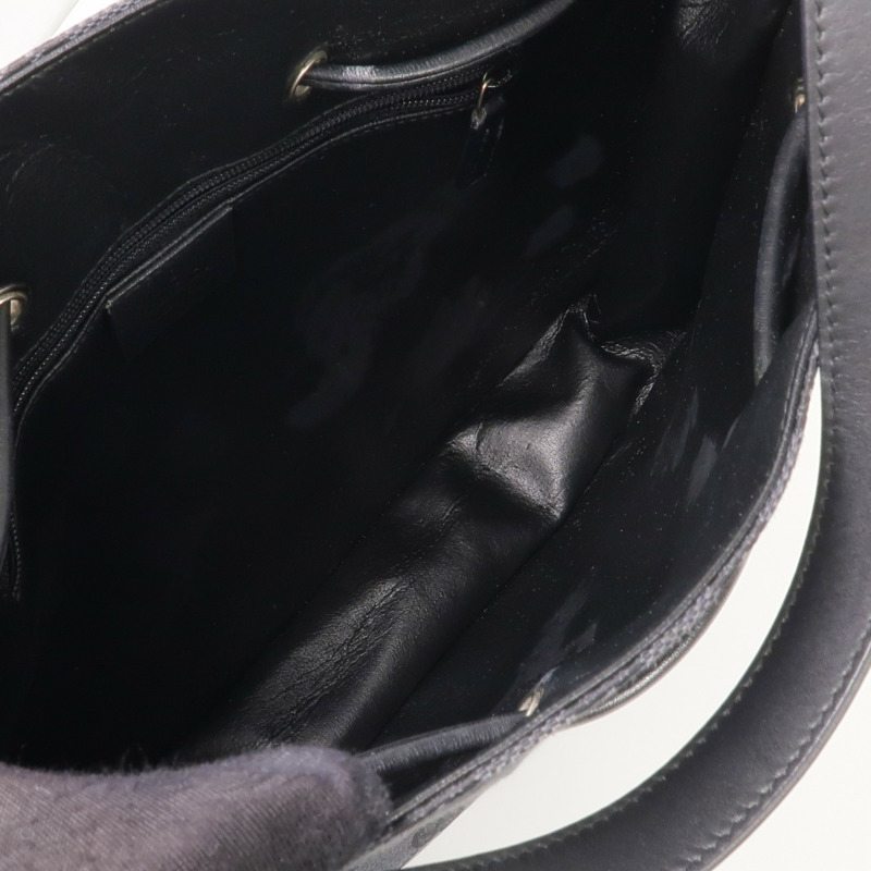 GUCCI 帆布Handbag銀扣手挽袋-11