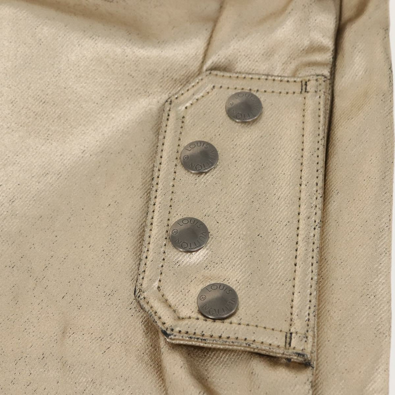 【日本直送】路易威登牛仔褲 塗層牛仔布 金色 LV 正品 128537-5