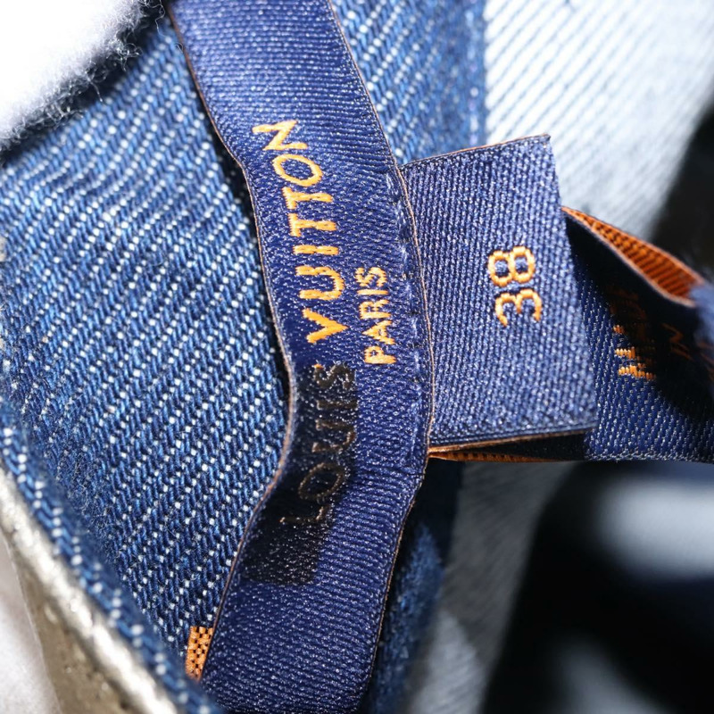 【日本直送】路易威登牛仔褲 塗層牛仔布 金色 LV 正品 128537-7