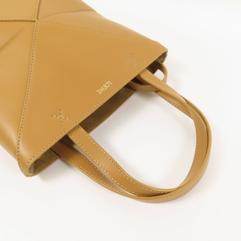 LOEWE 牛皮皮革Puzzle Mini Fold Bag金扣手挽肩背兩用袋-6