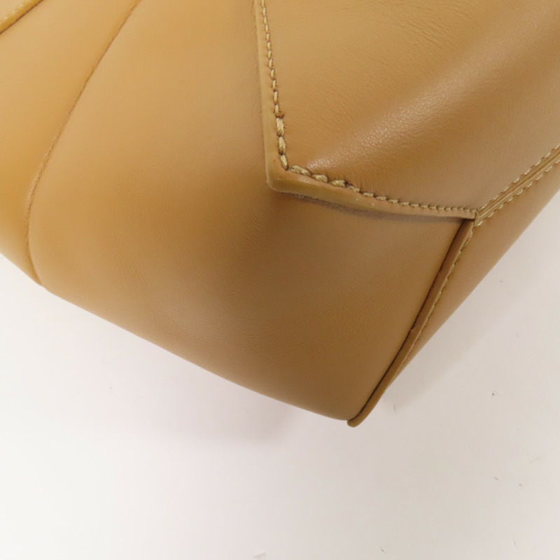 LOEWE 牛皮皮革Puzzle Mini Fold Bag金扣手挽肩背兩用袋-12