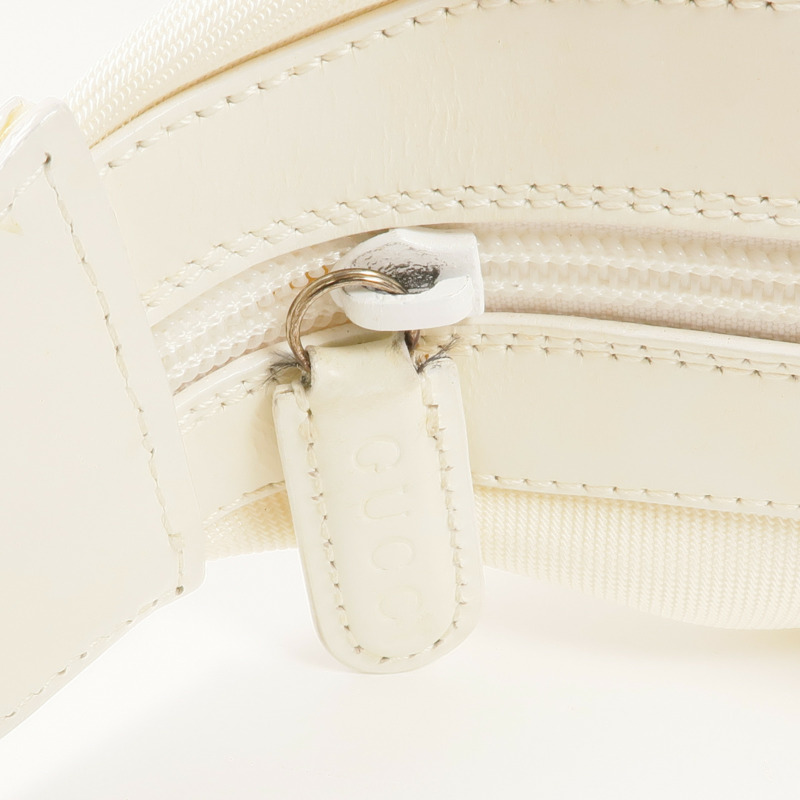 GUCCI 帆布Handbag銀扣手挽袋-10