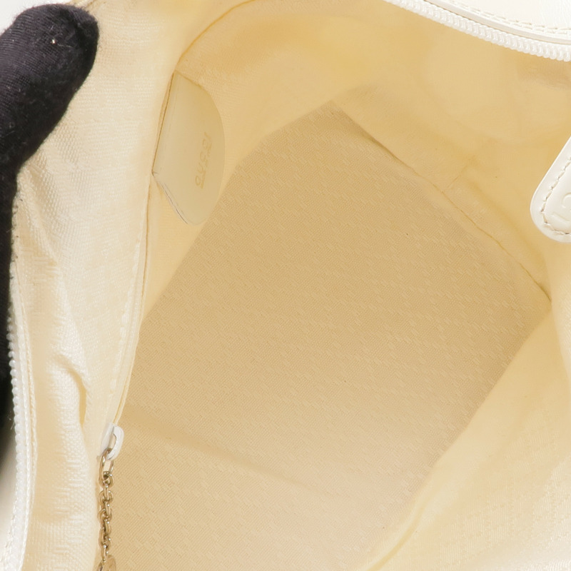 GUCCI 帆布Handbag銀扣手挽袋-13