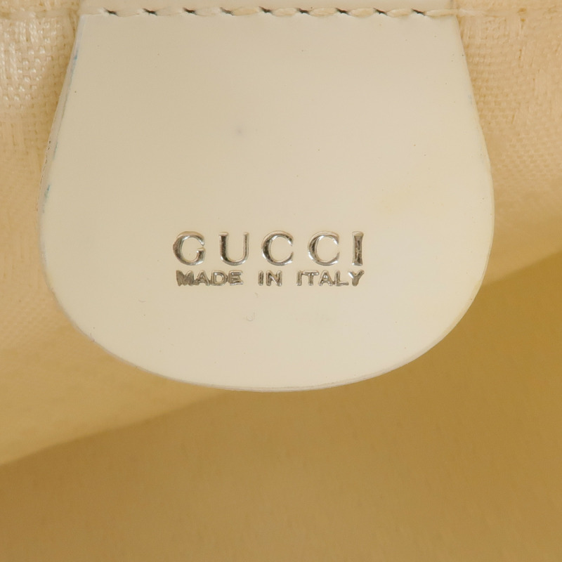 GUCCI 帆布Handbag銀扣手挽袋-14