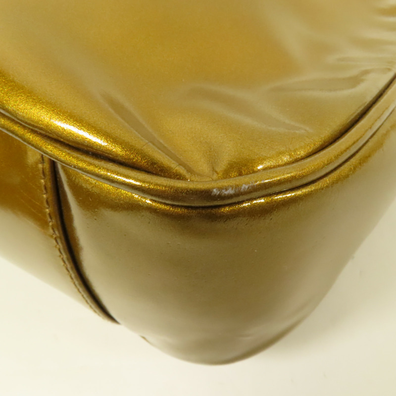 GUCCI 漆皮皮革2 Way Shoulder Bag金扣手挽肩背兩用袋-10