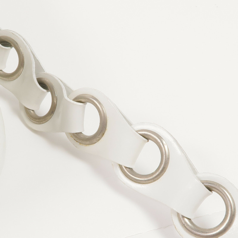 PRADA 漆皮皮革Shoulder Bag銀扣肩背袋-11