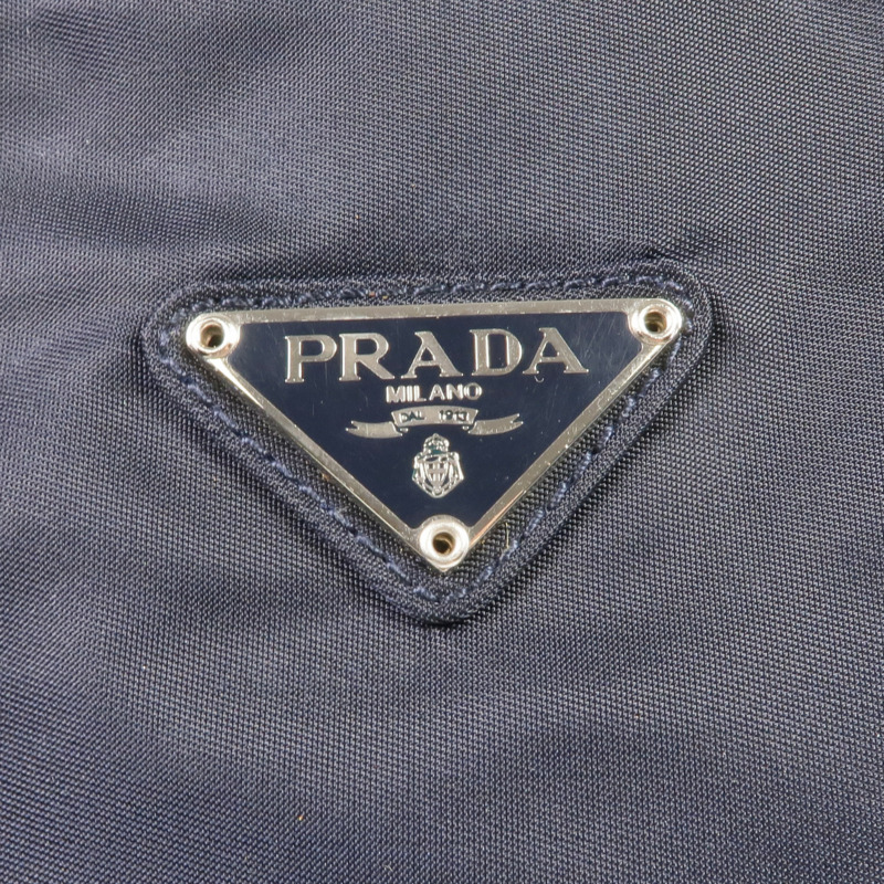 PRADA 尼龍Shoulder Bag銀扣肩背袋-12